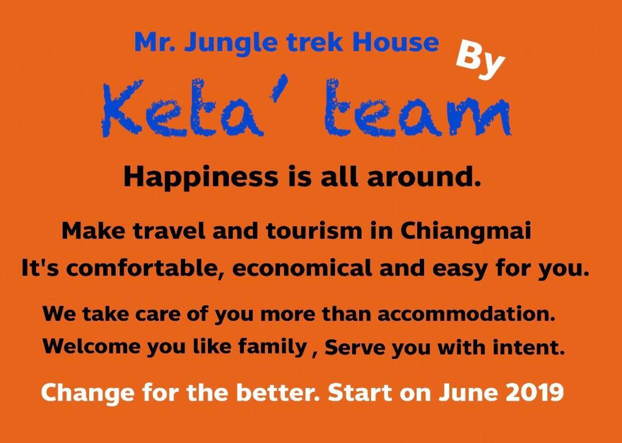 Albergue Keta' Jungle Trek House Chiang Mai Exterior foto
